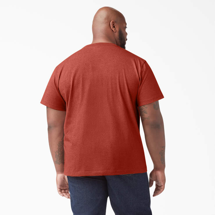 T-shirt en tissu chiné épais à manches courtes - Rustic Red Heather (RRH) numéro de l’image 5