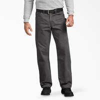 Relaxed Fit Sanded Duck Carpenter Pants - Rinsed Slate (RSL)