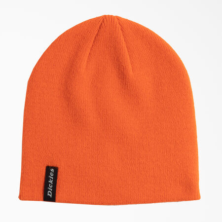 Skull Cap Beanie - Neon Orange &#40;NA&#41;