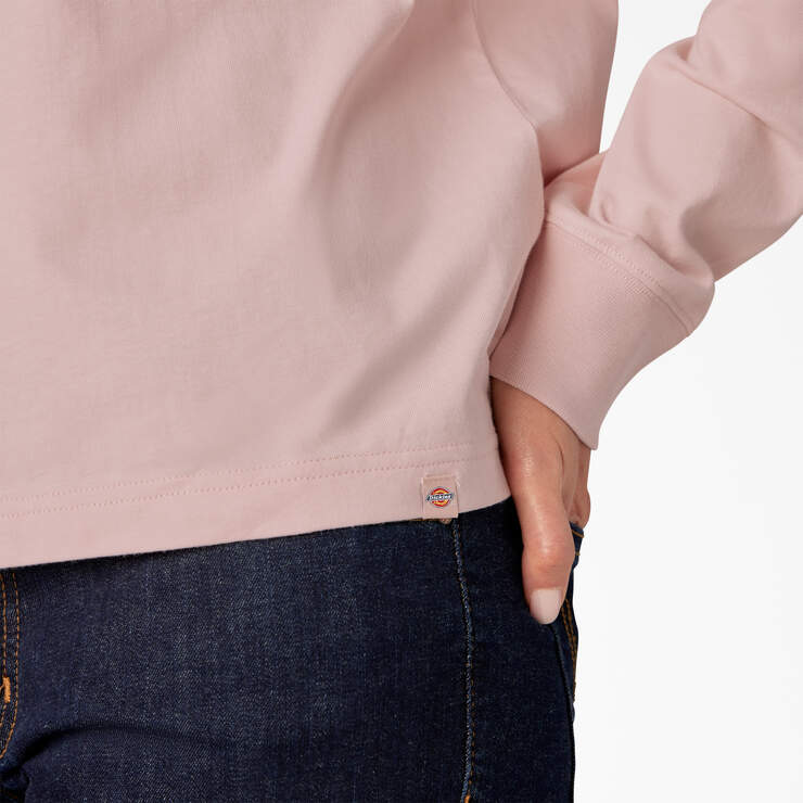 T-shirt imprimé épais à manches longues pour femmes - Peach Whip (P2W) numéro de l’image 6