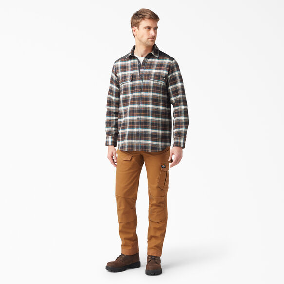 Flanelle brune &eacute;paisse - Chocolate Brown Plaid &#40;A1H&#41;