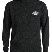 Men's pullover hoodie embroidery Dickies logo - Black (BK)