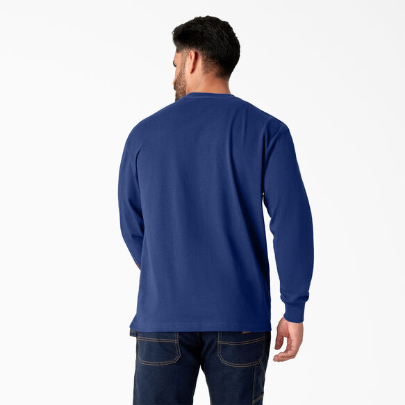 Long Sleeve Workwear Graphic T-Shirt - Surf Blue &#40;FL&#41;