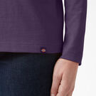 Women&#39;s Heavyweight Henley - Dusty Purple Heather &#40;U2H&#41;