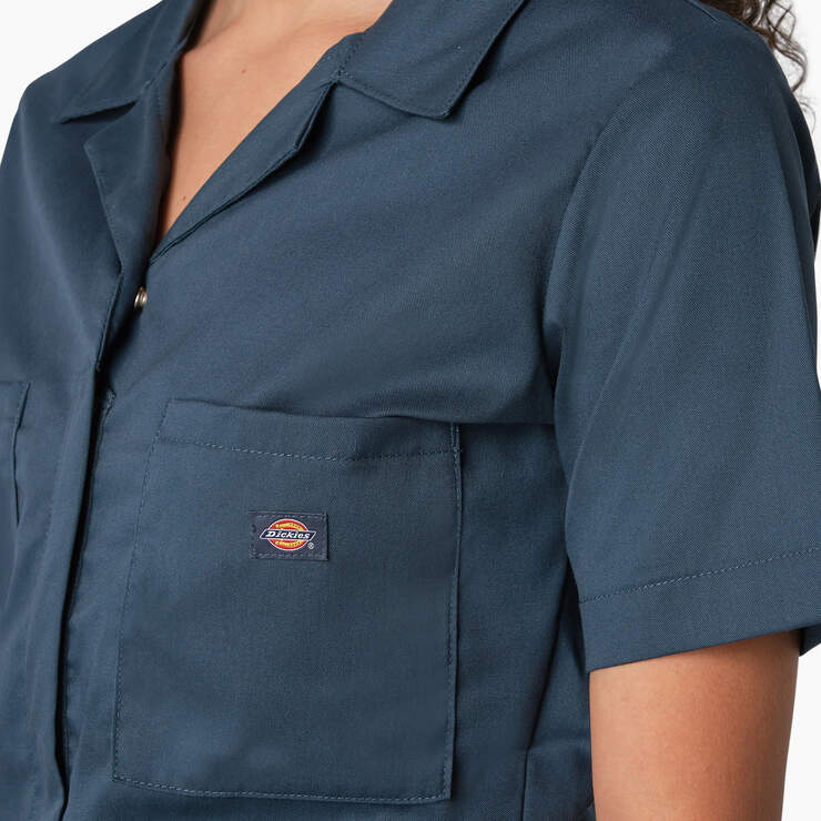 Women's FLEX Cooling Short Sleeve Coveralls - Airforce Blue (AF) image number 5
