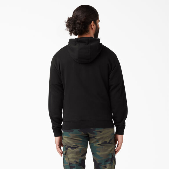 Fleece Lined Zip Hoodie - Black &#40;BK&#41;