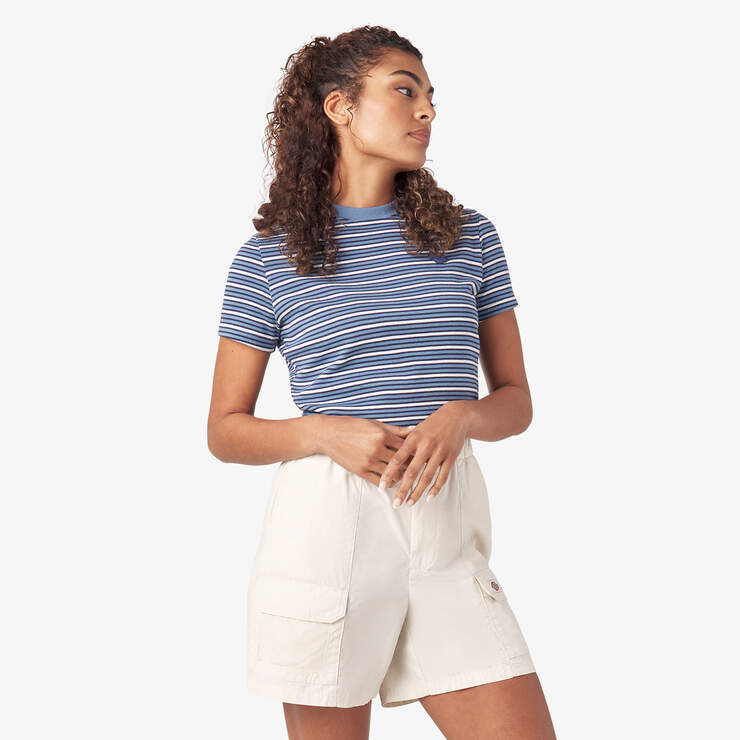 Women’s Altoona Striped T-Shirt - Coronet Garden Stripe (NST) image number 4