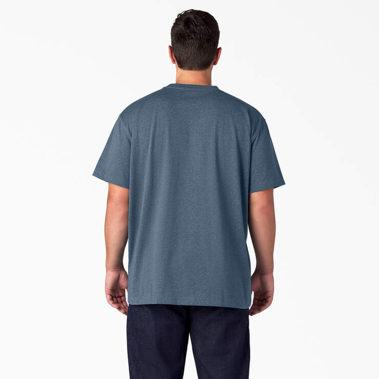 T-shirt en tissu chiné épais à manches courtes - Baltic Blue (BUD) numéro de l’image 5