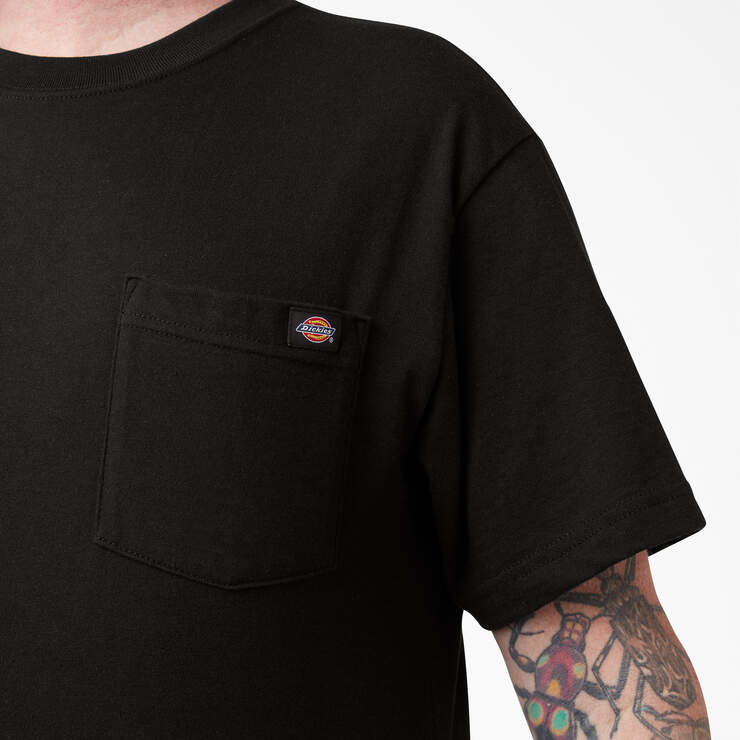 Short Sleeve Two Pack T-Shirts - Black (BK) image number 9