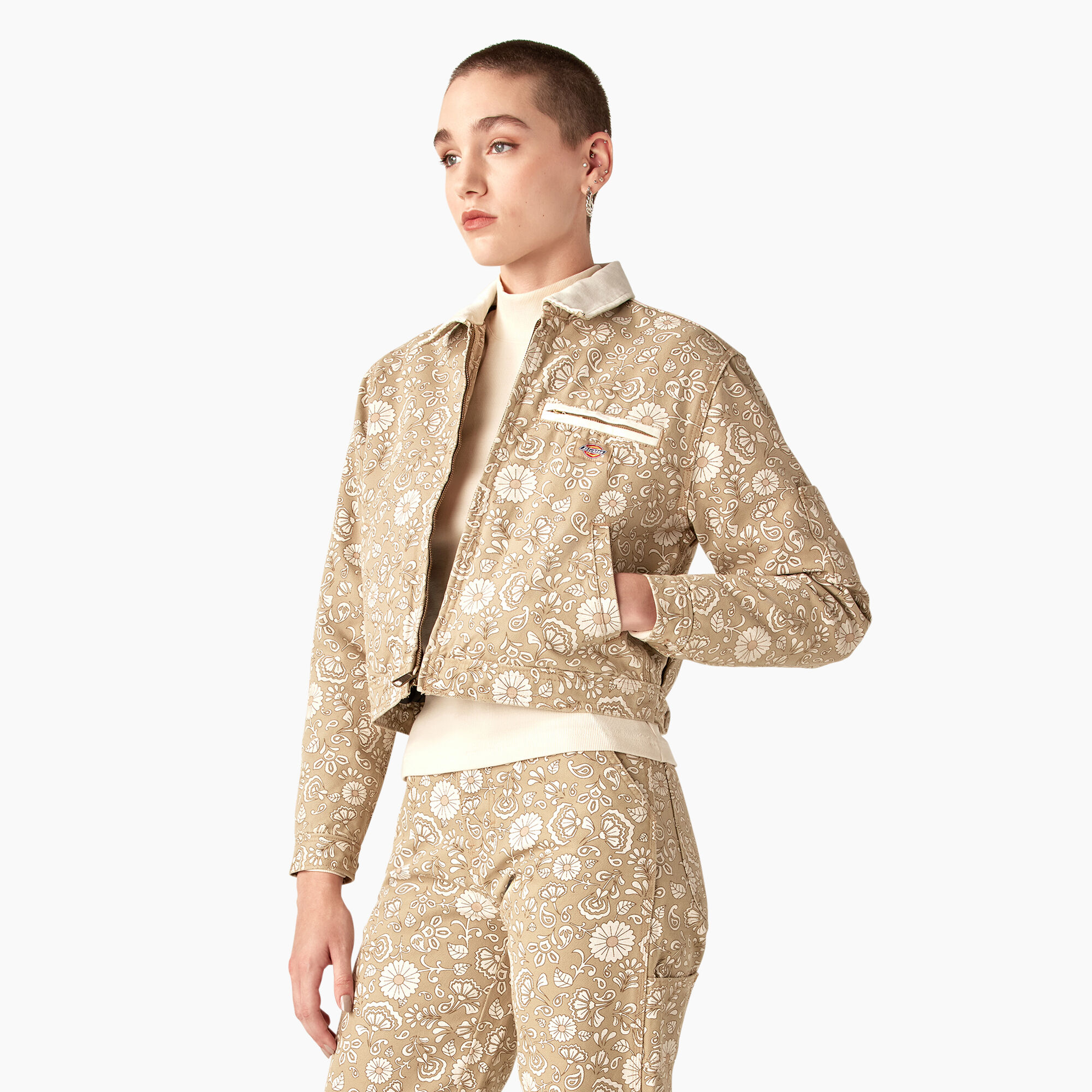 Women s Ellis Floral Duck Canvas Jacket Dickies Canada