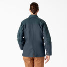 Women&rsquo;s Waxed Canvas Chore Coat - Airforce Blue &#40;AF&#41;