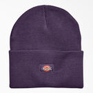 Tuque longue en tricot &agrave; revers - Dusty Purple Heather &#40;U2H&#41;