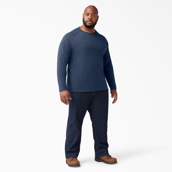 Cooling Long Sleeve T-Shirt - Dark Navy Heather &#40;DNH&#41;