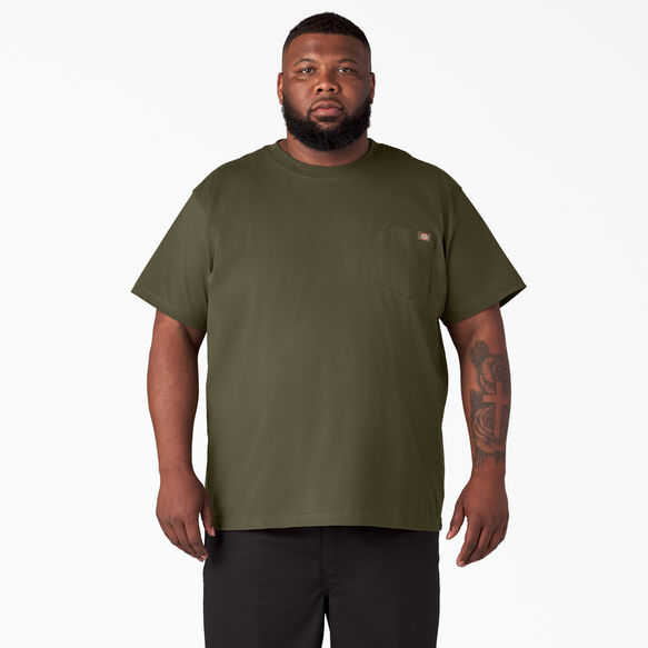 Short Sleeve Heavyweight T-Shirt - Military Green &#40;ML&#41;