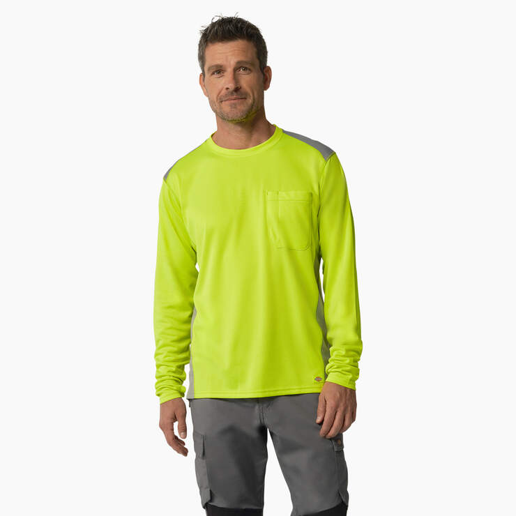 T-shirt à manches longues avec technologie Temp-iQ 365 - Neon Yellow (EW) numéro de l’image 1