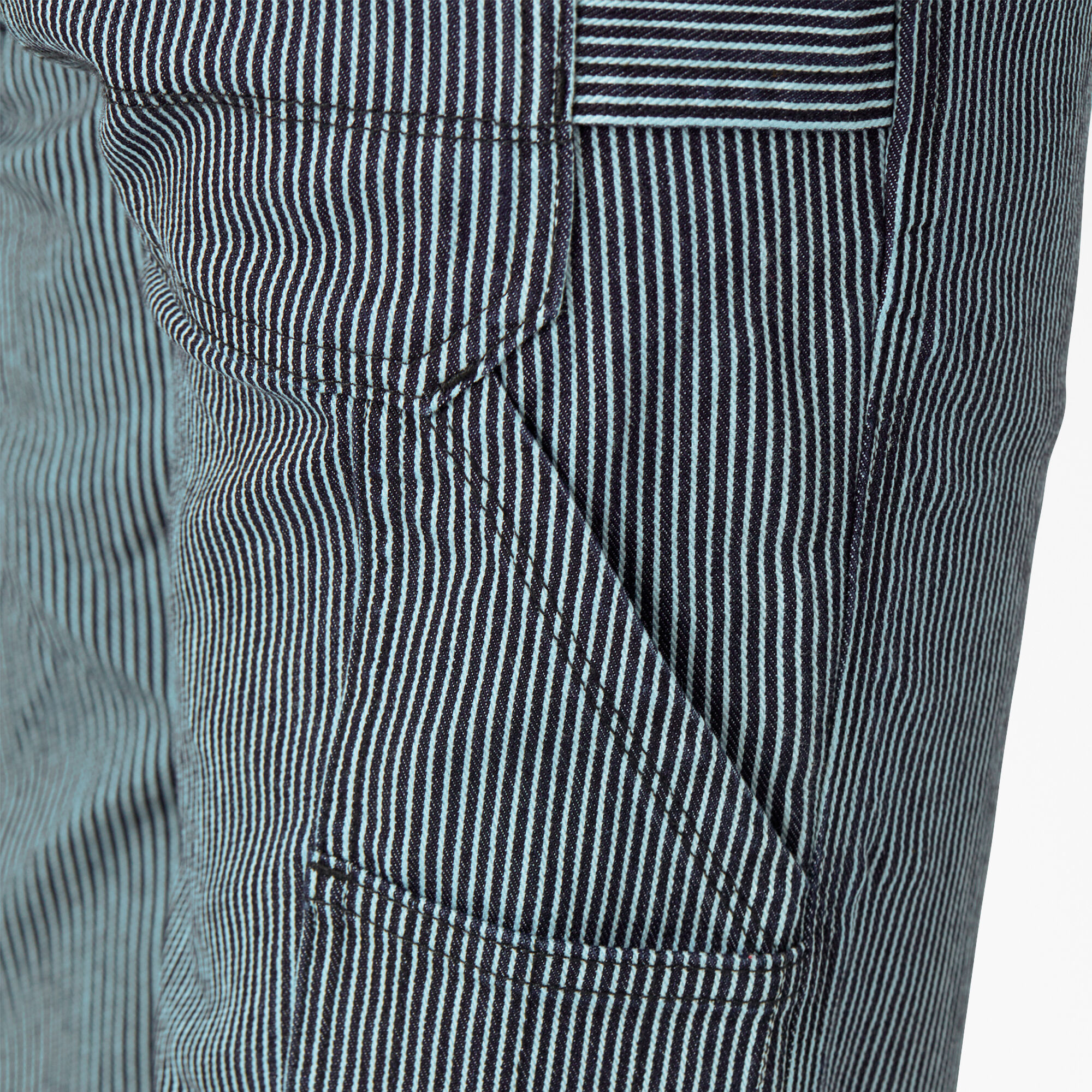 Fitted striped pants top