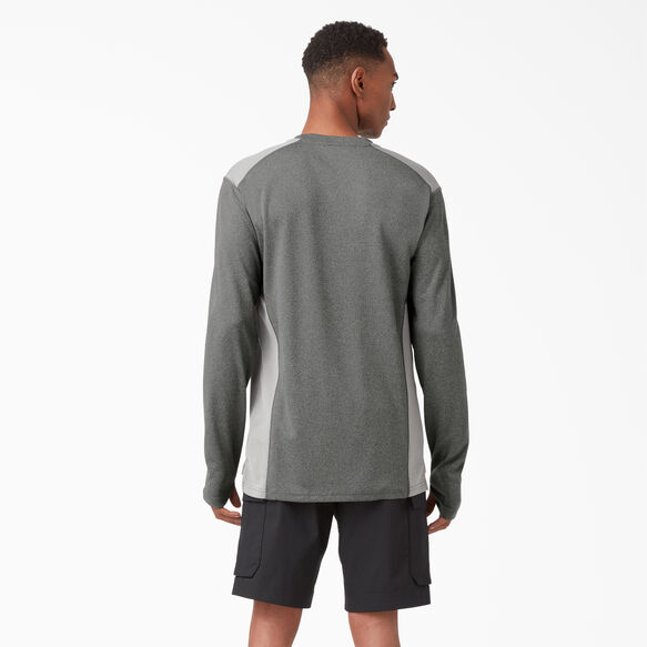 Temp-iQ&reg; 365 Long Sleeve Pocket T-Shirt - Dark Gray Heather &#40;GHF&#41;