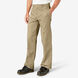 Loose Fit Double Knee Work Pants - Military Khaki &#40;KH&#41;
