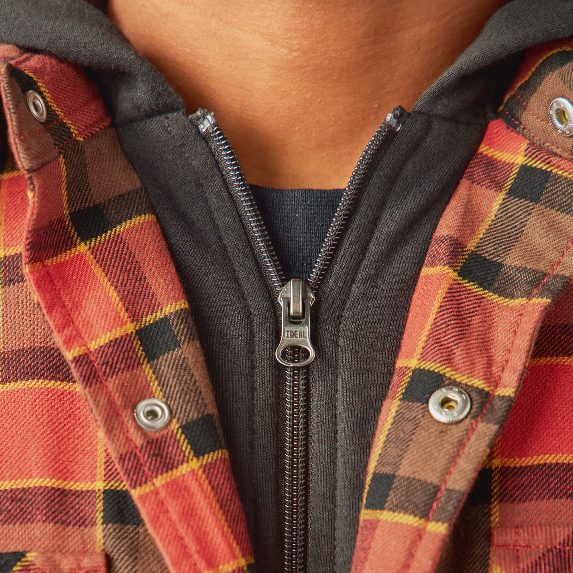 Flannel zip up jacket men's hot sale