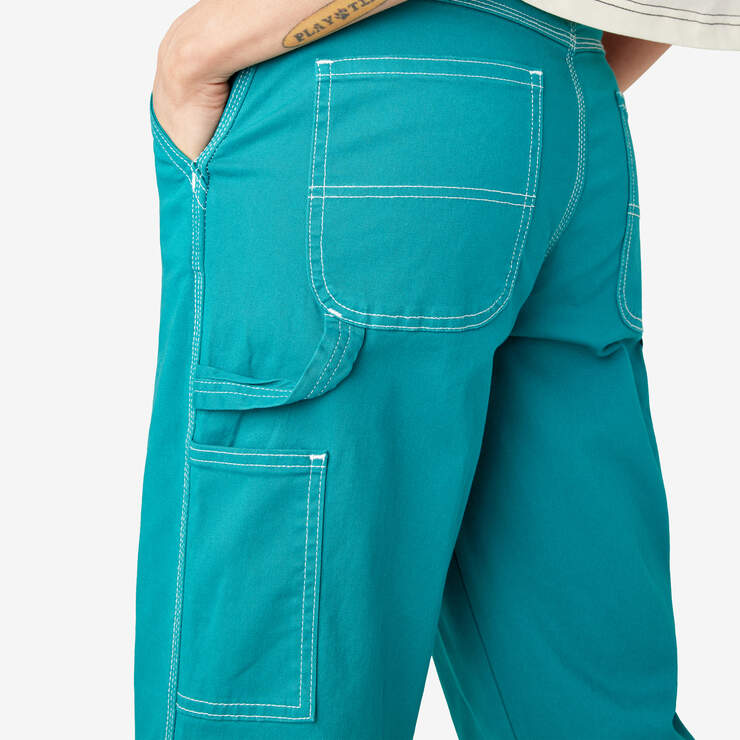 Pantalon menuisier de coupe décontractée pour femmes - Deep Lake (DL2) numéro de l’image 7