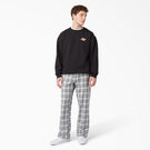 Pantalon sans pli &agrave; motif tartan - Ultimate Gray Plaid &#40;UPG&#41;