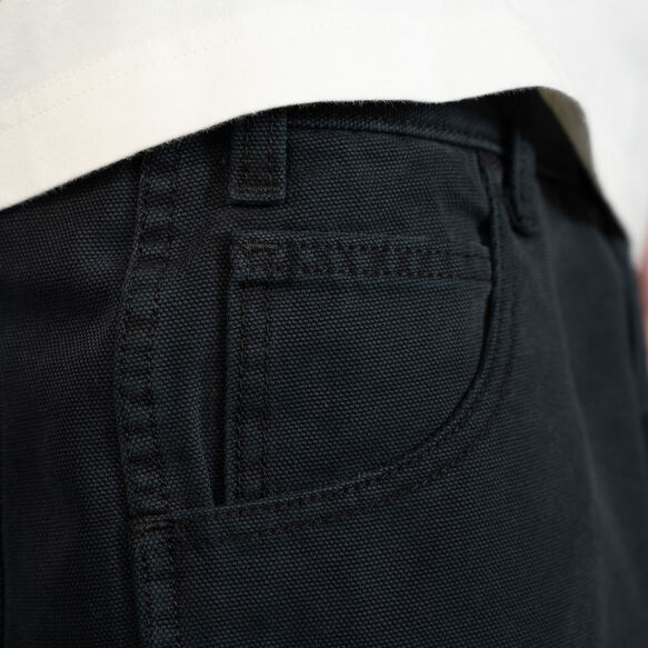Pantalon en coutil Jake Hayes - Stonewashed Black &#40;SBK&#41;