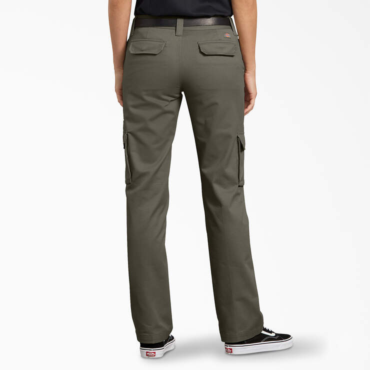 Women's Relaxed Fit Cargo Pants - Grape Leaf (GE) image number 2