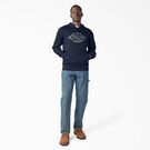 Water Repellent Camo Logo Hoodie - Ink Navy &#40;IK&#41;