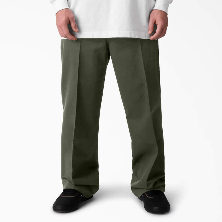 Jamie Foy Loose Fit Pants - Olive Green (OG) image number 1