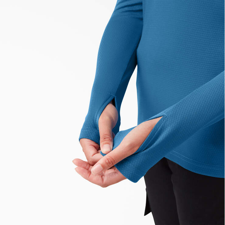 Women's Temp-iQ® 365 Long Sleeve Pocket T-Shirt - Vallarta Blue (V2B) image number 5