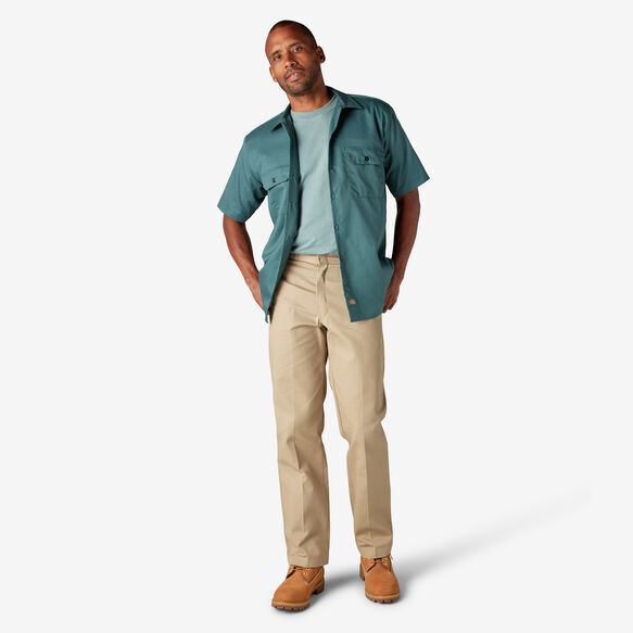 Short Sleeve Work Shirt - Lincoln Green &#40;LN&#41;