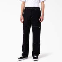 Florala Relaxed Fit Double Knee Pants - Black (BKX)