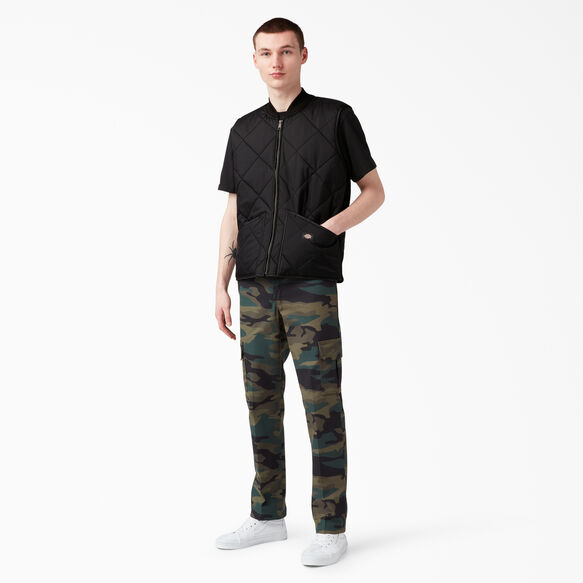 Diamond Quilted Vest - Black &#40;BK&#41;