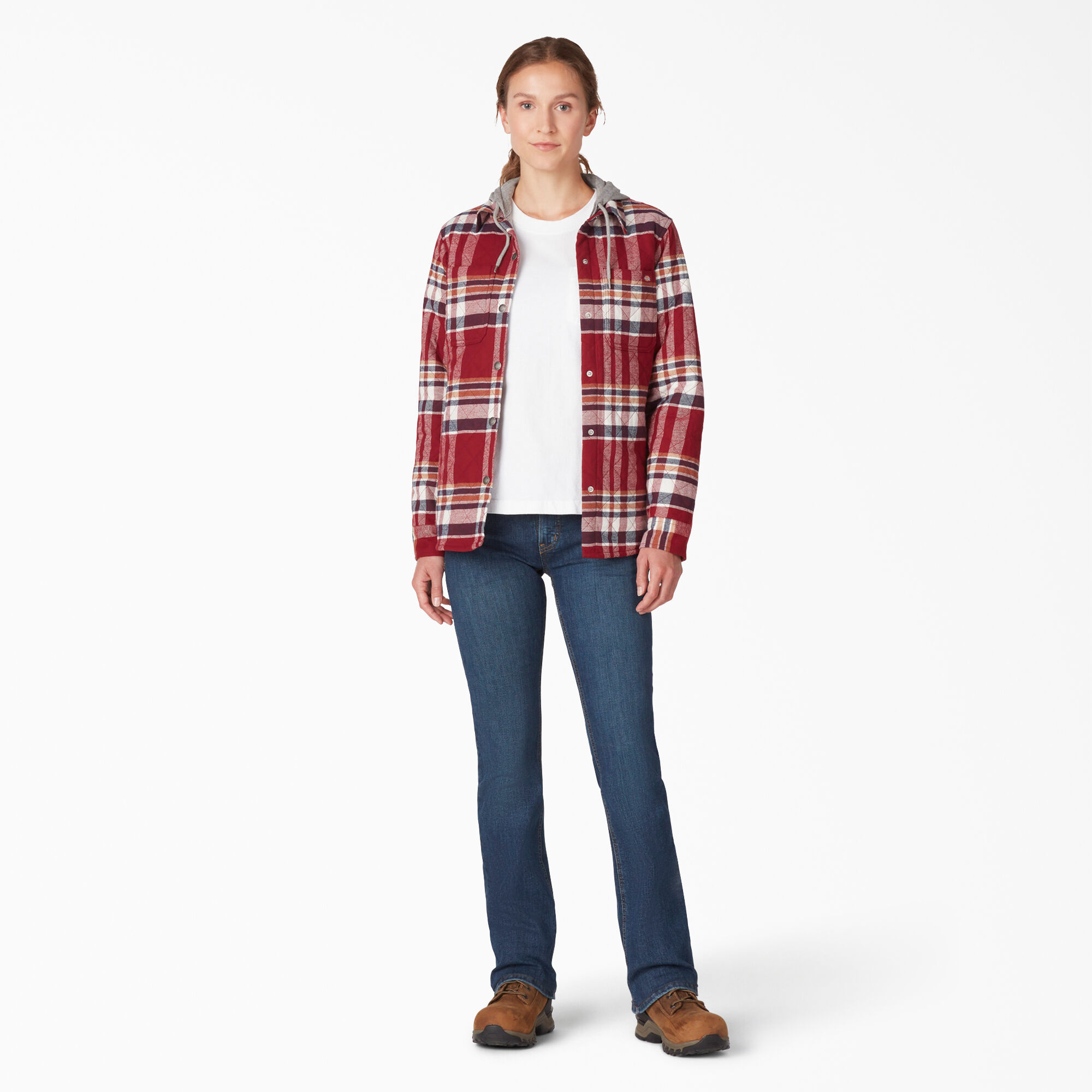 Womens red bootcut jeans sales