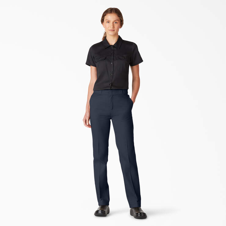 Women's FLEX Original Fit Work Pants - Dark Navy (DN) image number 4