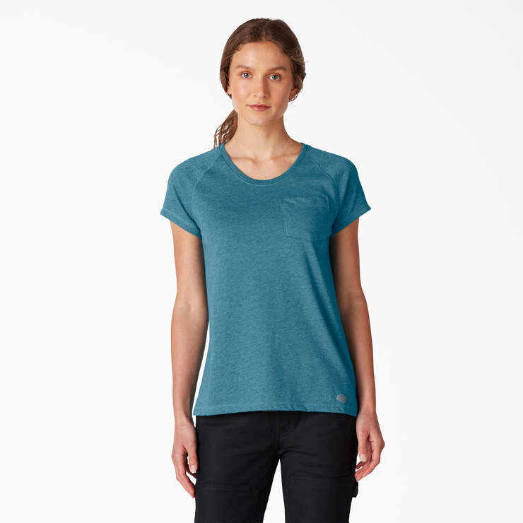 Women's Cooling Short Sleeve Pocket T-Shirt - Deep Sky (ESD) image number 1