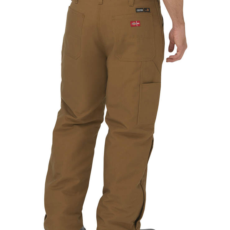 Flame-Resistant Relaxed Fit Straight Leg Insulated Duck Pants - Brown Duck (BD) numéro de l’image 2