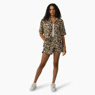 Chemise &agrave; manches courtes pour femmes Roseburg - Brown Floral Print &#40;BG2&#41;