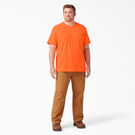 T-shirt &eacute;pais &agrave; manches courtes de couleur fluo - Bright Orange &#40;BOD&#41;