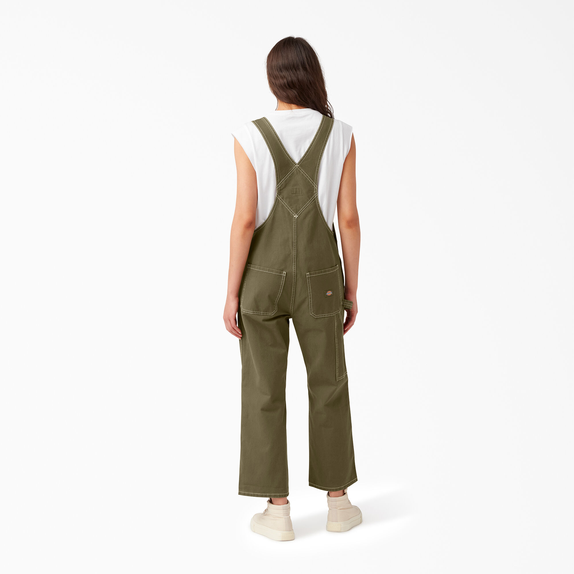 Women s Cropped Carpenter Bib Overalls Dickies Canada
