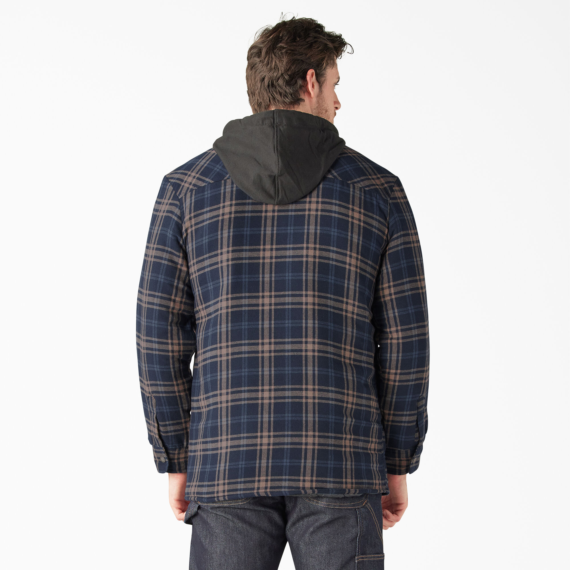 Hooded flannel coat new arrivals