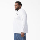 Heavyweight Long Sleeve Henley T-Shirt - White &#40;WH&#41;