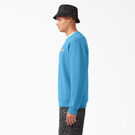 Fleece Embroidered Chest Logo Sweatshirt - Bright Cobalt &#40;B2T&#41;