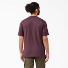 Short Sleeve Heavyweight Heathered T-Shirt - Burgundy &#40;BYD&#41;