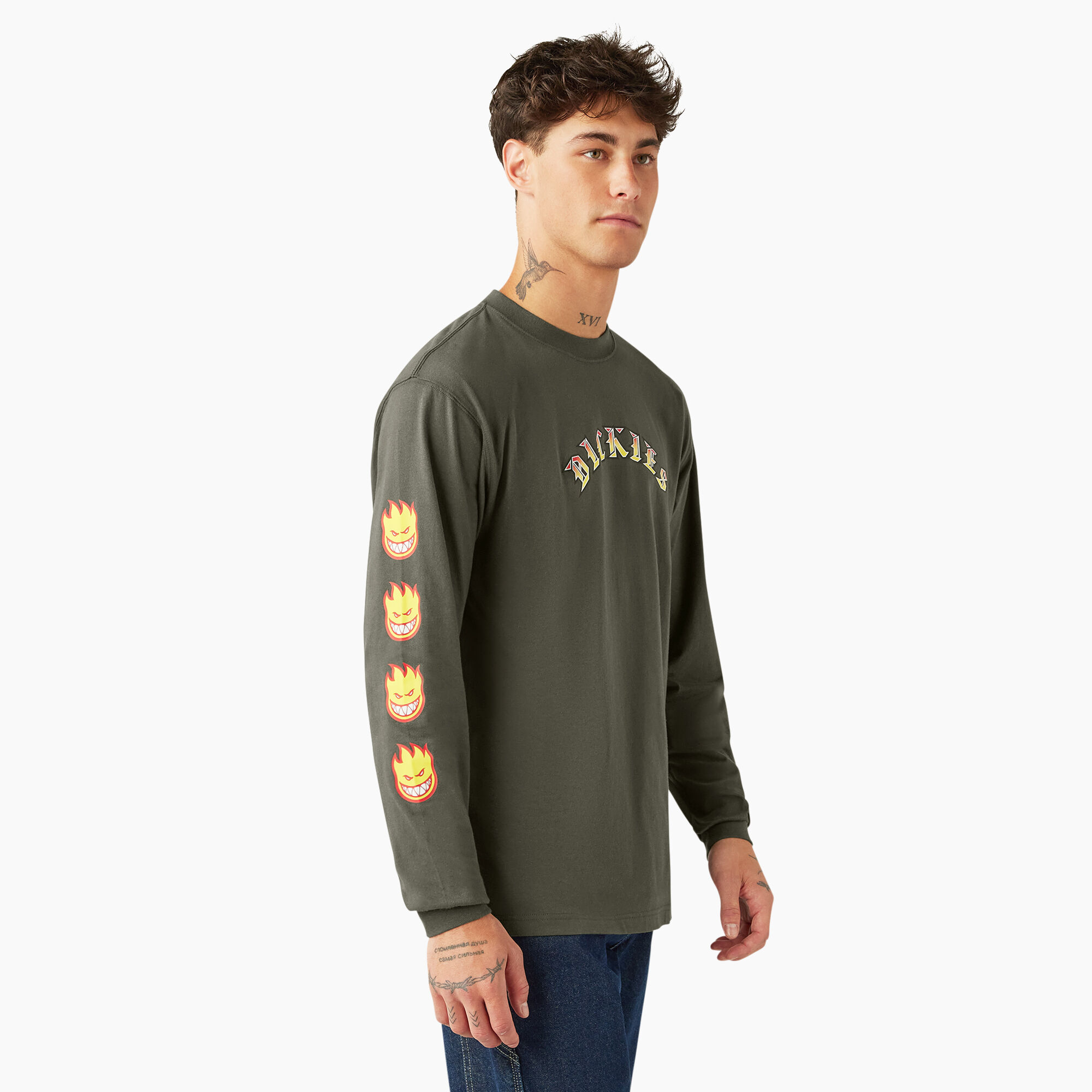 Dickies X Spitfire Long Sleeve T Shirt Dickies Canada