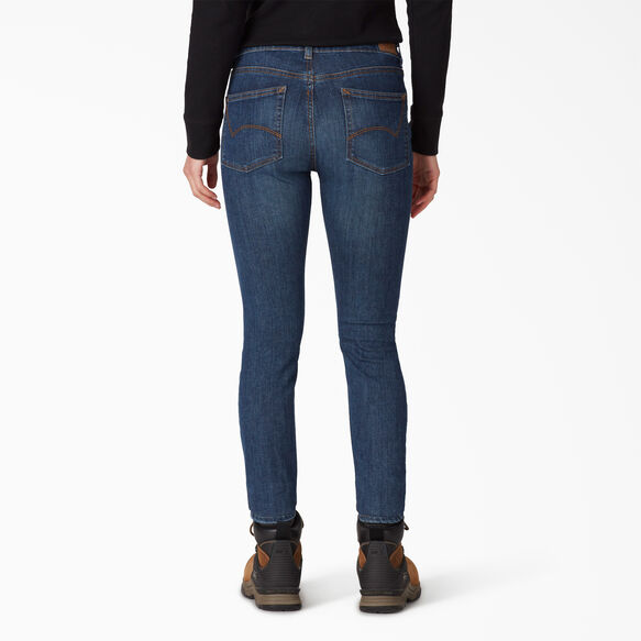 Women&#39;s Perfect Shape Denim Skinny Leg Jeans - Stonewashed Indigo Blue &#40;SNB&#41;