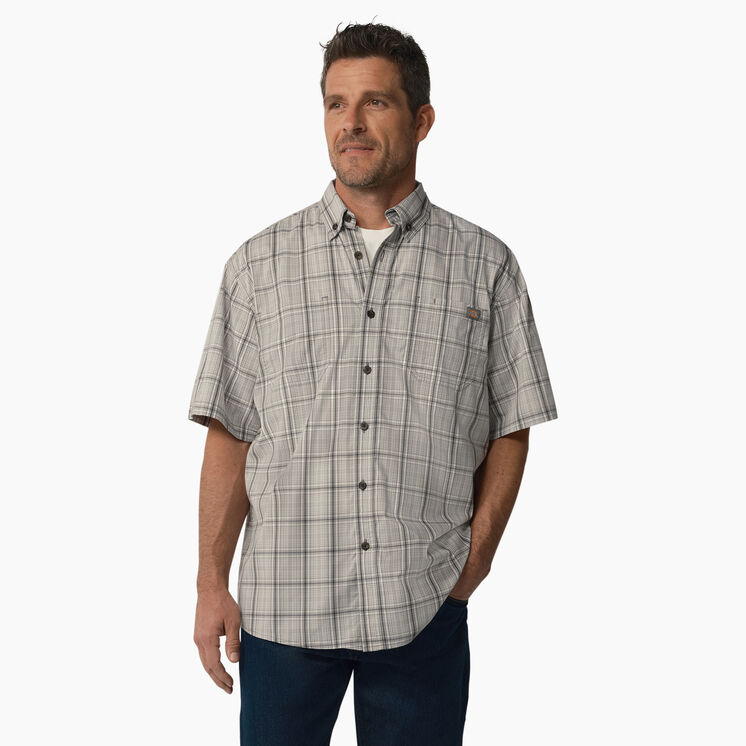 Chemise tiss&eacute;e &agrave; manches courtes - Smoke Backland Prairie Plaid &#40;A1A&#41;