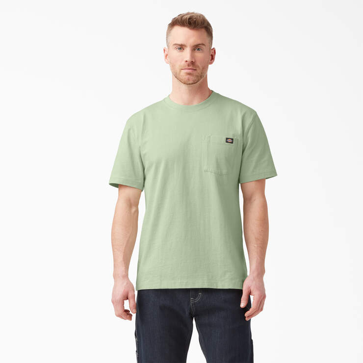 T-shirt épais à manches courtes et à poche - Celadon Green (C2G) numéro de l’image 1