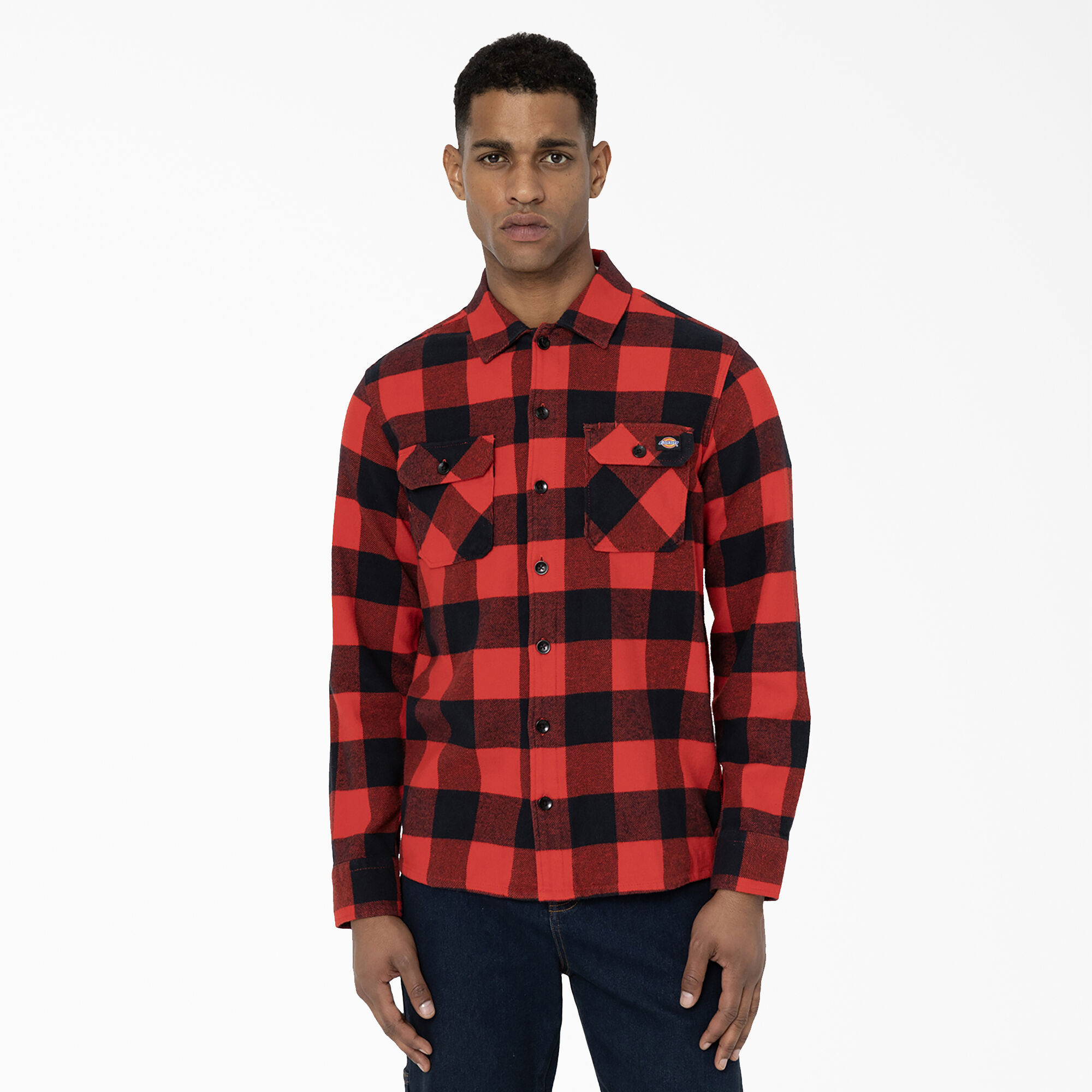 Dickies red store overall dress