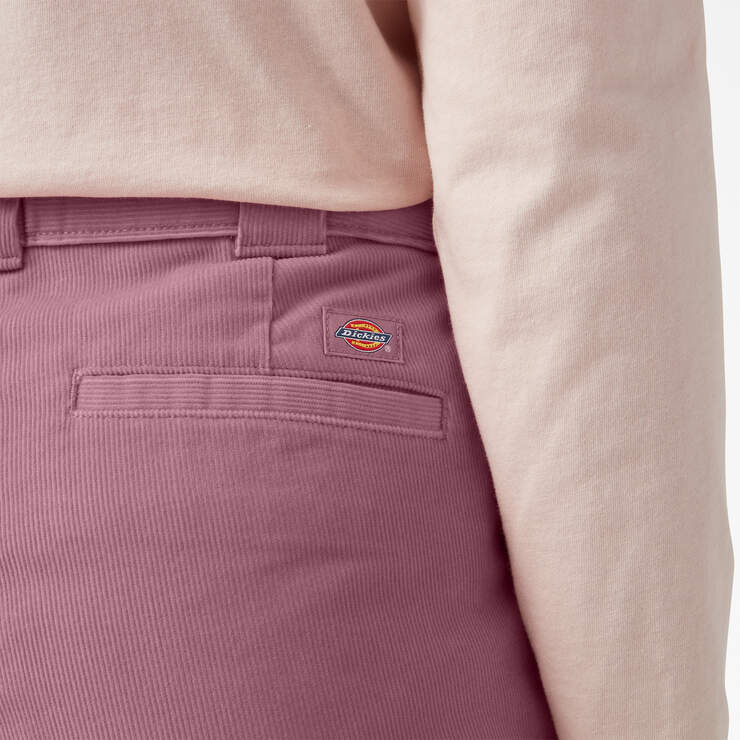 Pantalon en velours côtelé de coupe standard à jambe ample Halleyville pour femmes - Foxglove (F2G) numéro de l’image 5